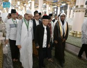 نائب الرئيس الإندونيسي يزور المسجد النبوي