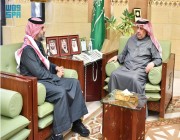 وكيل إمارة الرياض يستقبل مدير عام فرع هيئة الهلال الأحمر السعودي بالمنطقة