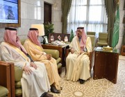 أمير الرياض يستقبل محافظي المجمعة والدوادمي المكلفين حديثاً