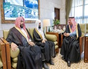 أمير منطقة الرياض يستقبل رئيس محكمة التنفيذ بالمنطقة