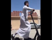 بالفيديو.. شاب في الرياض يوثق تجربته بمحاولة اختصار الوقت عبر «السكوتر»