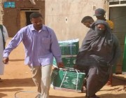 مركز الملك سلمان للإغاثة يوزع 1.400 سلة غذائية في محلية تندلتي بولاية النيل الأبيض في جمهورية السودان