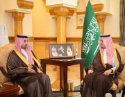 نائب أمير مكة يستقبل محافظ الهيئة الوطنية للأمن السيبراني