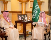 نائب أمير منطقة مكة المكرمة يستقبل وزير الشؤون البلدية والقروية والإسكان