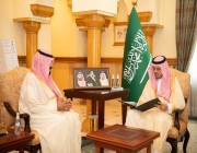 نائب أمير منطقة مكة يستقبل مدير الأحوال المدنية ومدير فرع “التجارة” بالمنطقة