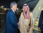 وزير الخارجية يصل طشقند للمشاركة في الاجتماع الوزاري الثاني لدول الخليج ودول آسيا الوسطى