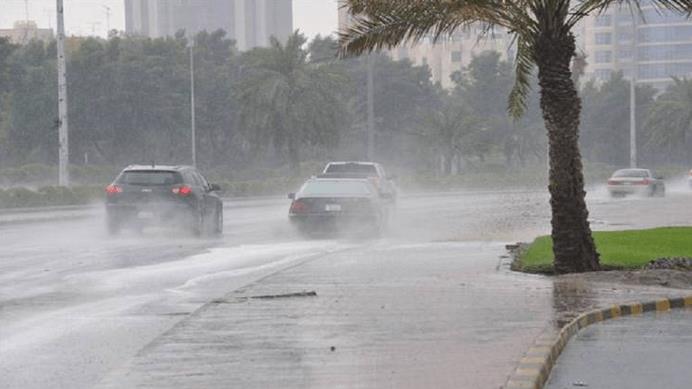الأرصاد: أمطار مصحوبة بزخات البرد والرياح على معظم مناطق المملكة من الأحد وحتى الجمعة