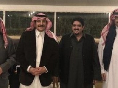 بالصور.. الأمير نواف ينشر ” صور ” لأعمامه خلال دعوة عشاء