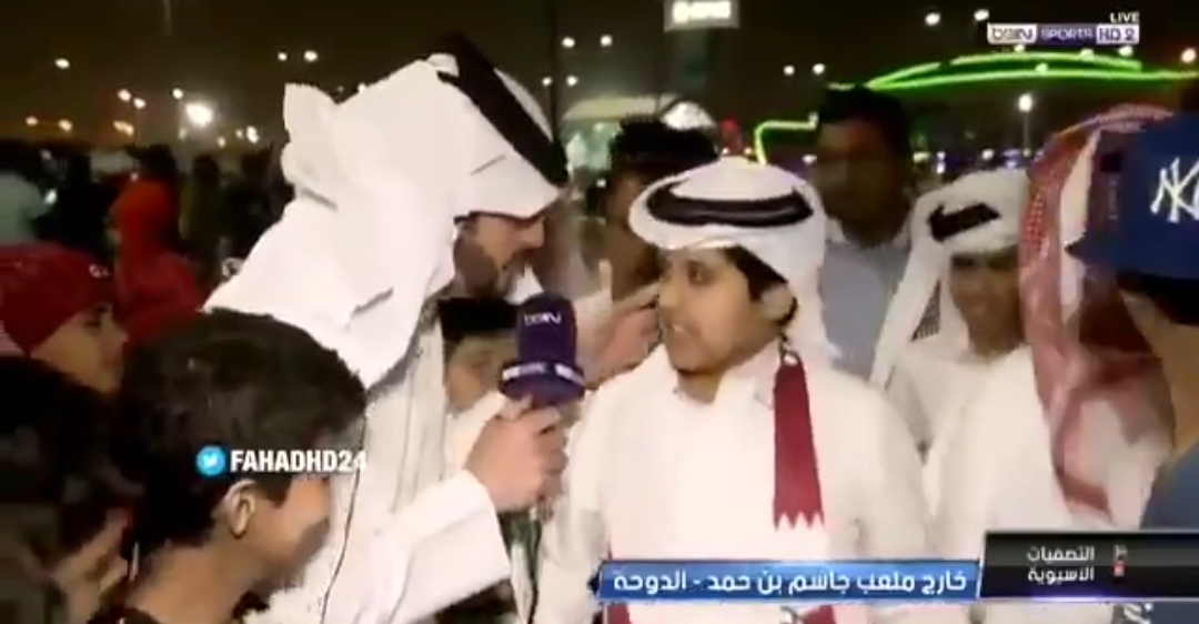 شاهد حقيقة المنتخب القطري 😝 من لسان مواطن قطري 😱🤣🤣  عطاهم في الوجهه 🤣