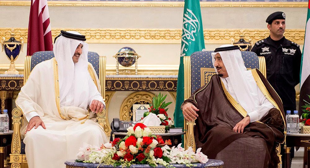 الملك سلمان يبعث رسالة لـأمير قطر هذا نصُها.. التفاصيل!