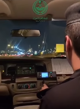 فيديو يُوثّق مباشرة الدوريات الأمنية لبلاغ حول إطلاق نارٍ شرق الرياض