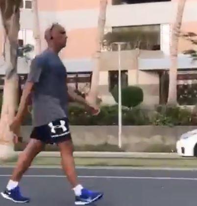 فيديو للواء “الفغم” وهو يمارس الرياضة في آخر ظهور له قبل وفاته