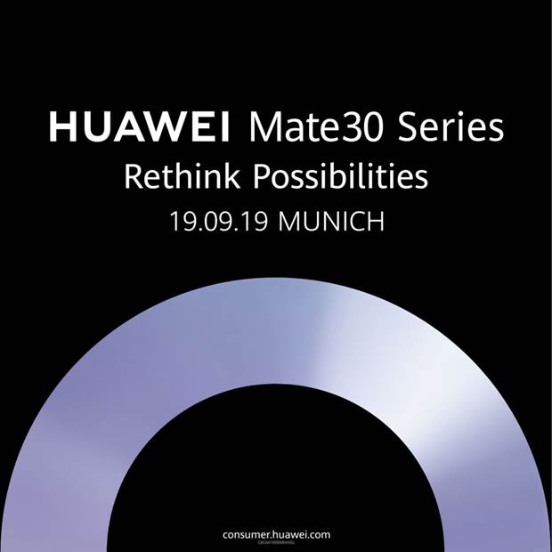 رسمياً: هواوي ستكشف عن سلسلة Mate 30 يوم 19 سبتمبر