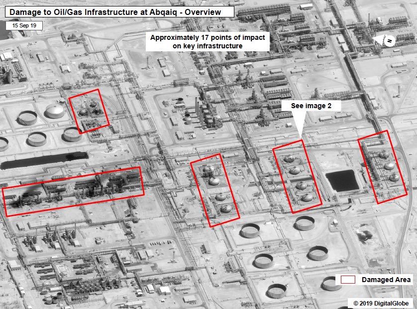 بالصور .. #وزارة_الدفاع #السعودية تعرض صوراً للصواريخ الإيرانية التي استهدفت منشآت النفط في #بقيق و #خريص