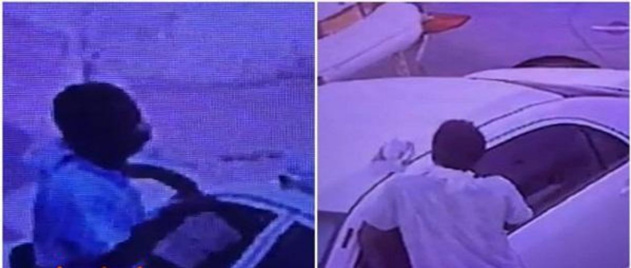 شاهد: محاولة سرقة فاشلة لسيارة بحي الرويس في ”جدة”.. وهكذا تصرف صاحب السيارة