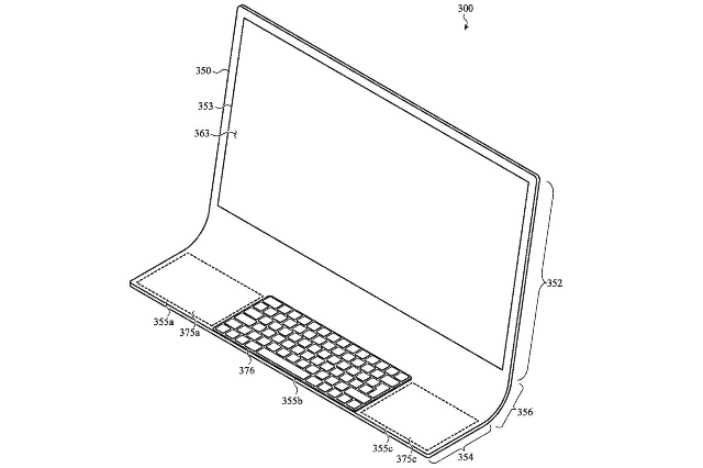 شركة آبل تسجل براءة إختراع لجهاز Mac زجاجي متكامل