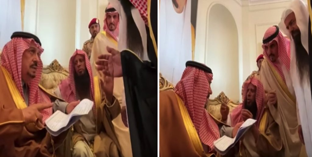 “بعد مقتل اثنين وسجن آخرين”.. شاهد: أمير الرياض يتدخل لاحتواء خلاف بين أسرتين