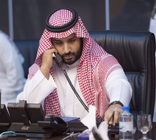 سمو ولي العهد يجري اتصالاً هاتفياً برئيس الوزراء العراقي