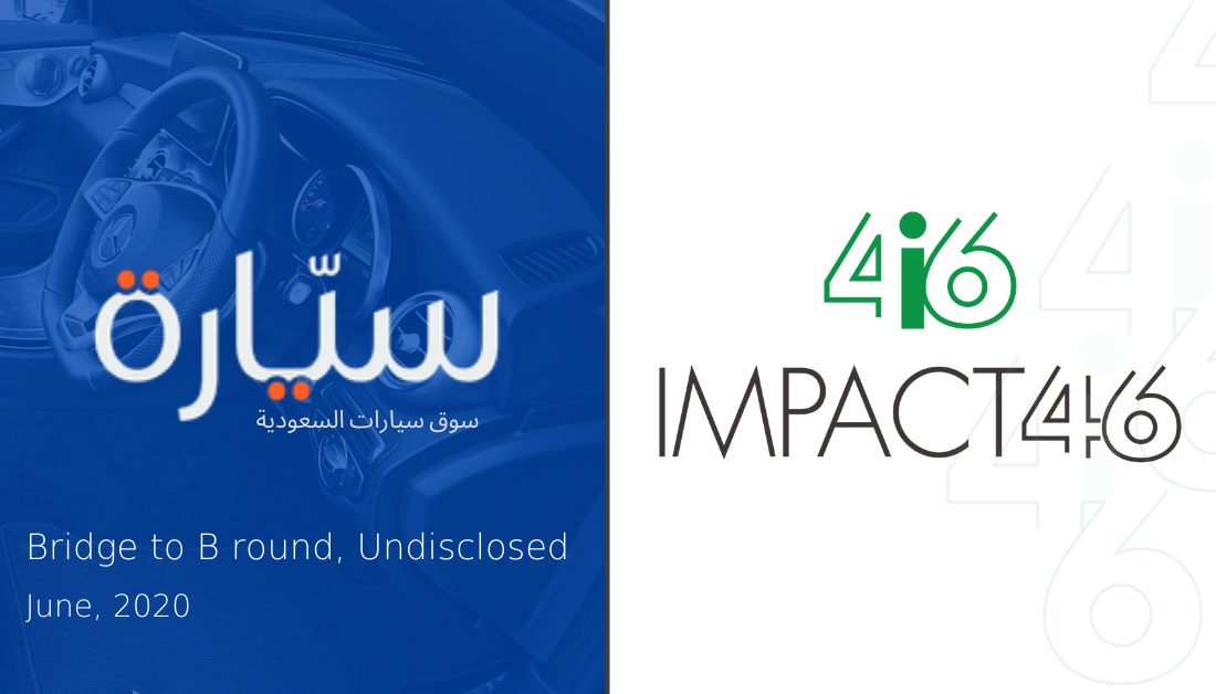 #سيارة تغلق جولة استثمارية جديدة بمشاركة من صندوق Impact46