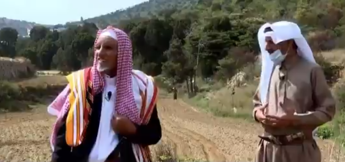 عاصر ثلاثة أجيال.. مزارع يحصد خيرات أرضه على مدى 90 عامًا بعسير (فيديو)