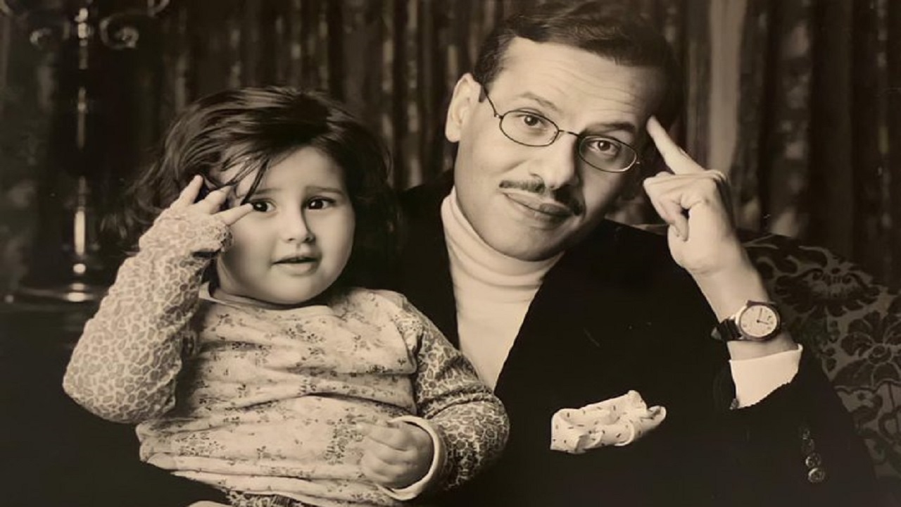 صورة نادرة لـ “الأمير عبدالعزيز بن سلمان وابنته سلطانة”