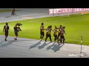 "أحمد حجازي .. يا باشا ".. جماهير "الاتحاد" تحتفل بهدف فريقها بمرمى "العين"
