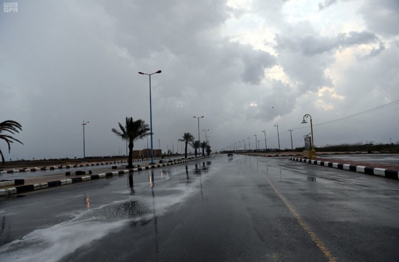 أمطار رعدية على منطقة الباحة