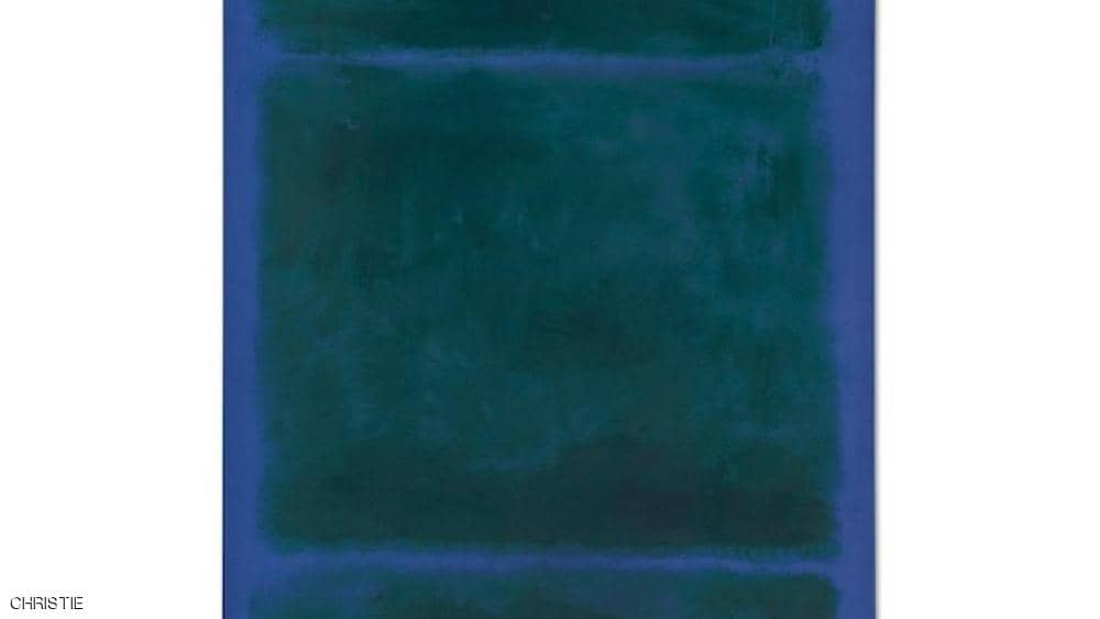 لوحة مستطيل أزرق “بدون عنوان” تباع بمبلغ 38 مليون دولار