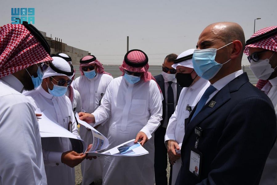 الهيئة الملكية لمدينة مكة المكرمة والمشاعر المقدسة تتفقد مشروعات البنية التحتية للنقل في مدينة مكة المكرمة