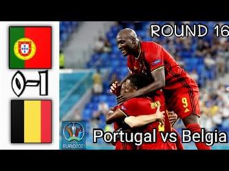 هدف مباراة (بلجيكا 1-0 البرتغال) في “يورو 2020”