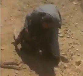 أثار موجة غضب عارمة.. فيديو يوثق مقـتل امرأة مسنة أمام أبنائها على يد الحـوثيين