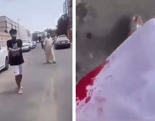 أول فيديو يوثق لحظة إطلاق شخص النار على آخر في جدة