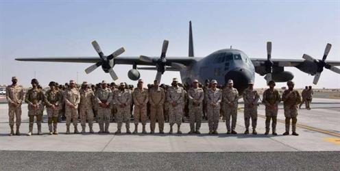 صور.. القوات البرية تصل إلى الكويت للمشاركة في تمرين “رماية الخليج 2021”