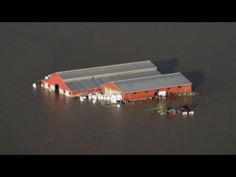 مشاهد من فيضانات غرب كندا وغرق الشوارع والمنازل