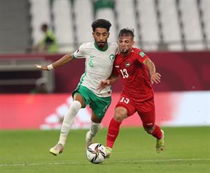ملخص وأهداف مباراة السعودية وفلسطين (1-1) في كأس العرب