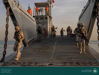 فيديو وصور.. اختتام مناورات تمرين “جسر 22” بين القوات البحرية السعودية والبحرينية