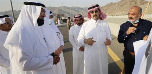 مكة: افتتاح تقاطع الطائف – السيل مع طريق المدينة المنورة بطول 9 كلم (صور)