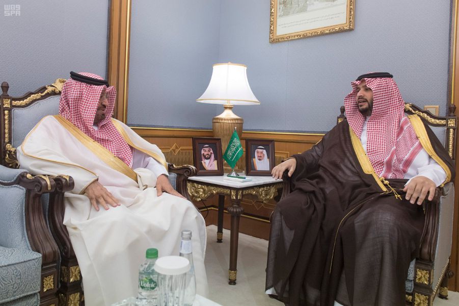 الأمير تركي بن محمد بن فهد يستقبل سفير مملكة البحرين لدى المملكة
