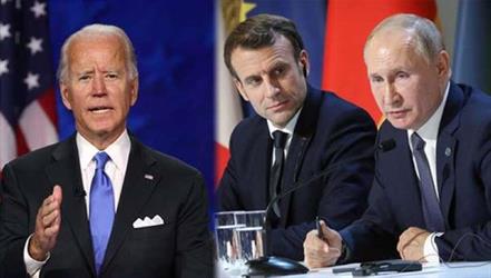 مباحثات جديدة بين بوتين وبايدن وماكرون فيما تخشى واشنطن هجوما وشيكا على أوكرانيا