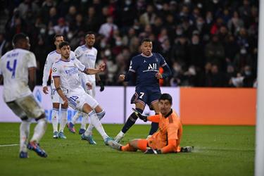 هدف مباراة (باريس سان جيرمان 1 – 0 ريال مدريد) بدوري أبطال أوروبا