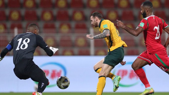 عمان تعطّل أستراليا في الجولة الـ 8 من التصفيات الآسيوية المؤهلة لمونديال قطر 2022