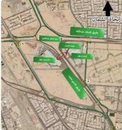 إغلاق طريق الأمير ماجد بجدة جنوب دوار الملك عبدالعزيز لتنفيذ جسر مشاة