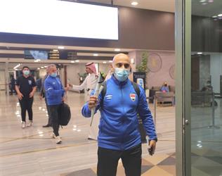 بعثة منتخب العراق تصل الرياض استعداداً لمواجهة الإمارات (صور)