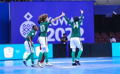 أخضر الصالات للسيدات يخسر التأهل إلى نهائي دورة الألعاب الخليجية