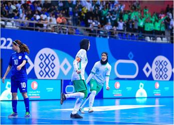 منتخب السيدات يفوز على نظيره الكويتي بثنائية في دورة الألعاب الخليجية (صور)