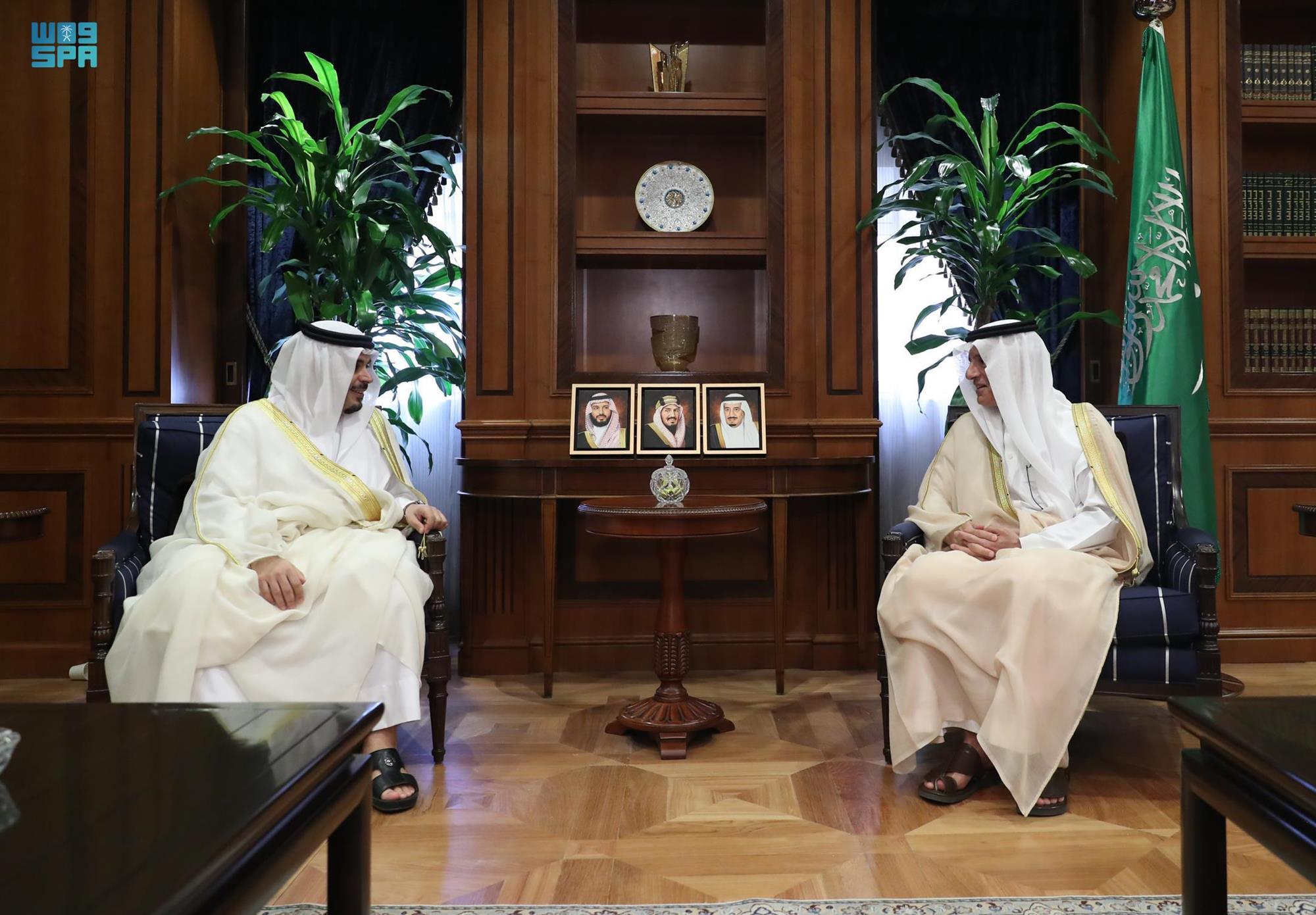 “الجبير” يستقبل سفير البحرين لدى المملكة المعين حديثاً
