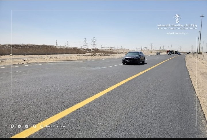 وزارة النقل تنتهي من صيانة طريق «أبوحدرية»