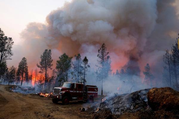 كاليفورنيا: الأمطار تساعد رجال الإطفاء في السيطرة على حريق غابات