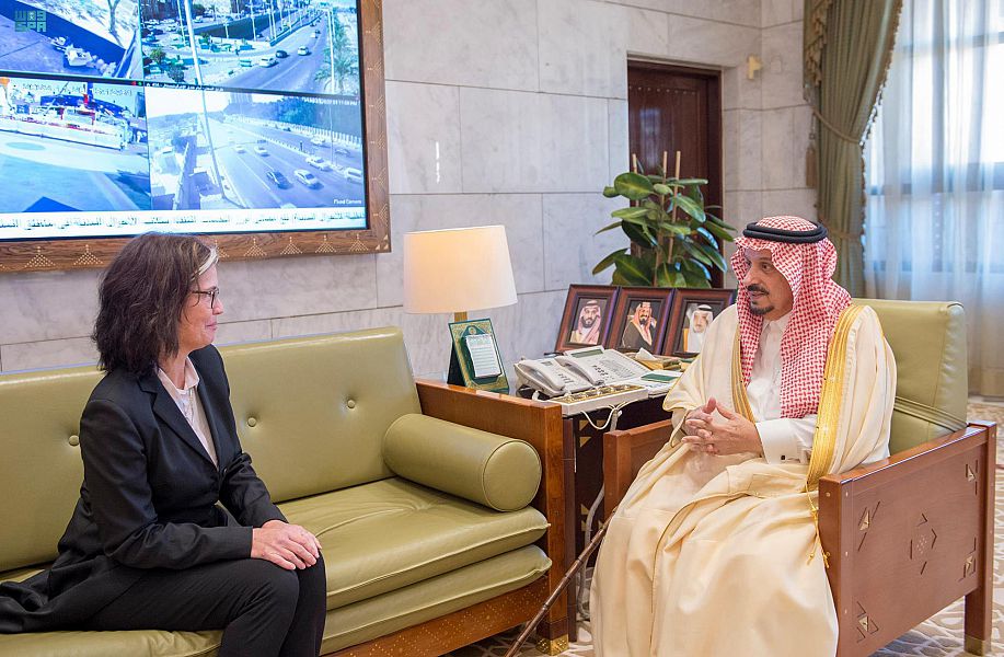 أمير منطقة الرياض يستقبل سفيرة الدنمارك لدى المملكة