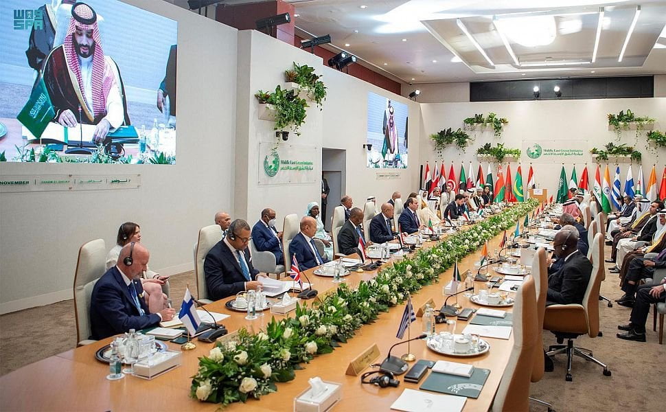 صدور بيان رئاسي عن قمة “مبادرة الشرق الأوسط الأخضر” في نسختها الثانية